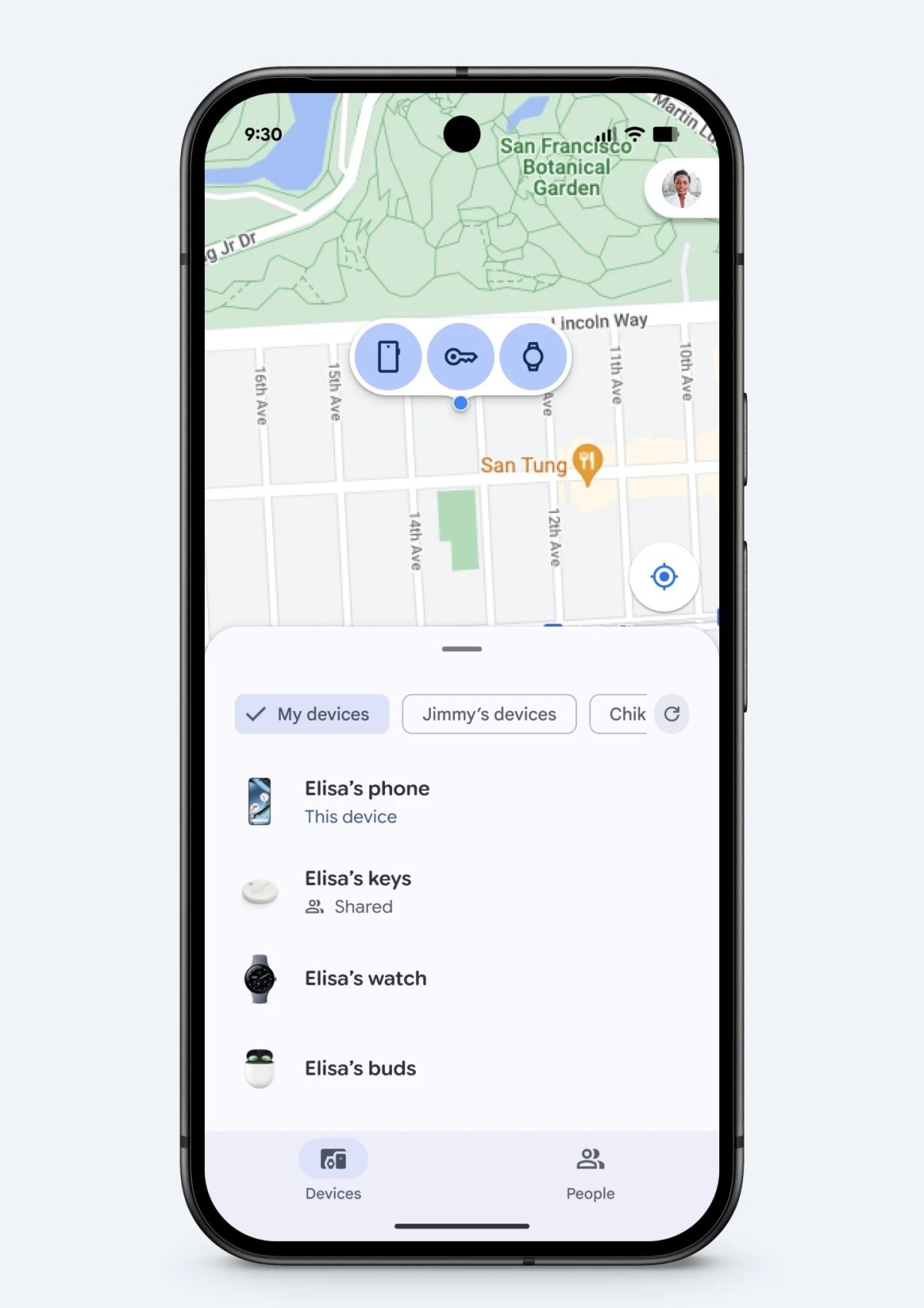 Google Find Hub.