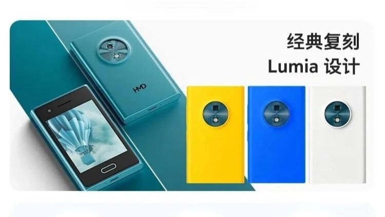 HMD Touch AI:ta markkinoidaan Lumia-henkisyydellä.