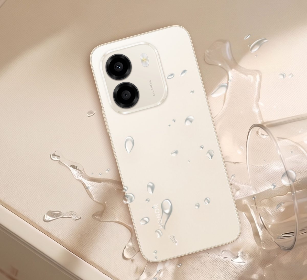 Honor X6e:n IP64-luokitus kertoo roiskeenkestävyydestä.