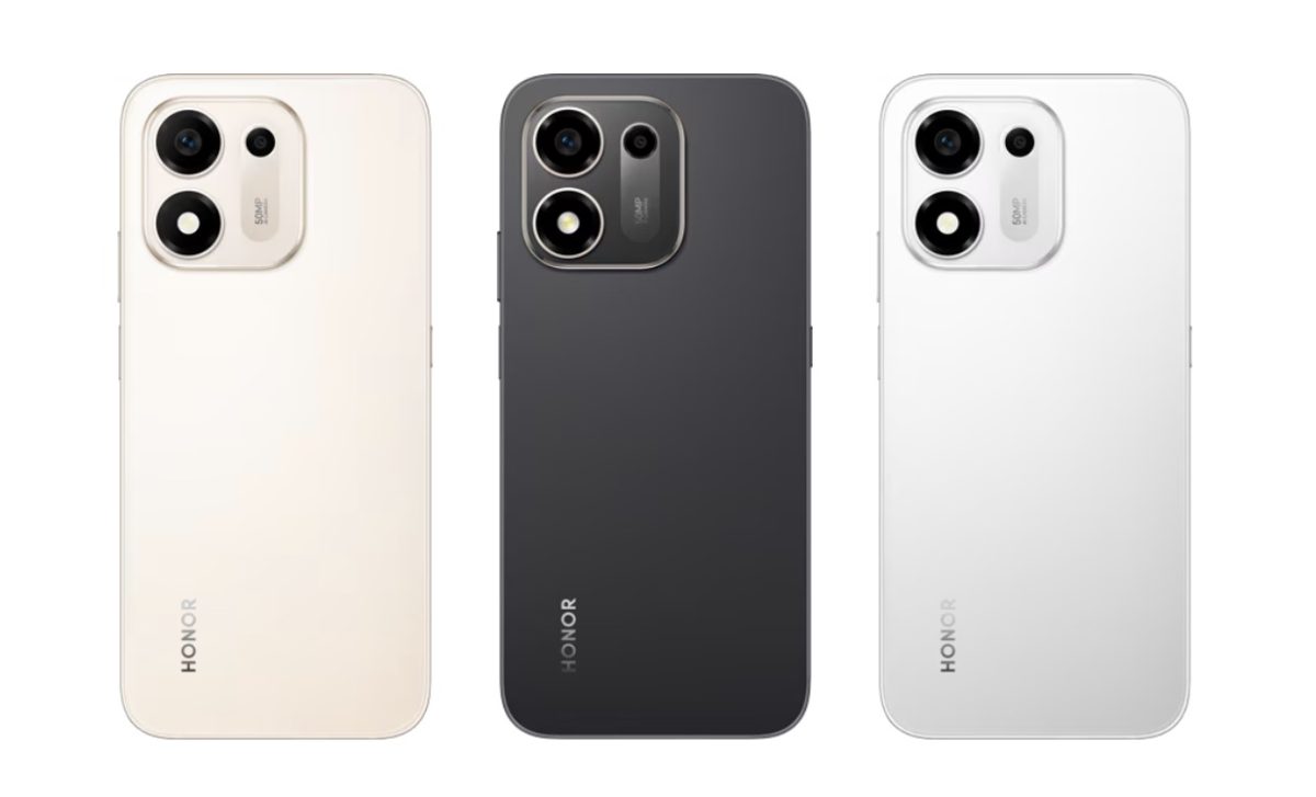 Honor X7e Plus 5G:n värivaihtoehdot.