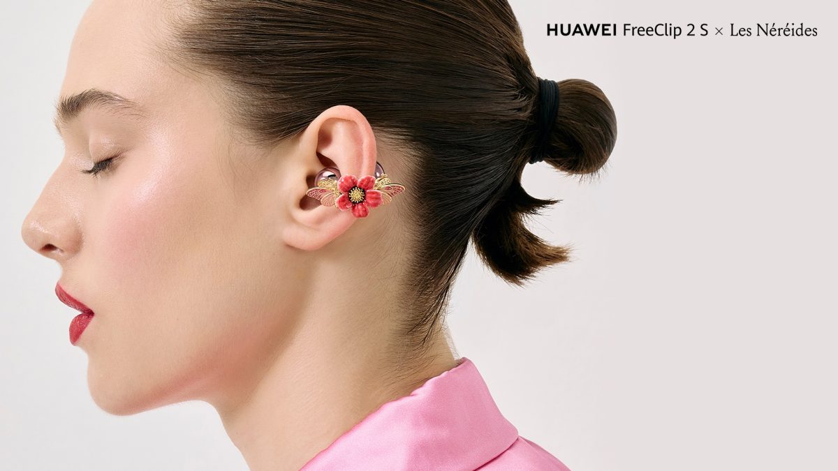 Les Néréides tarjoaa Huawei FreeClip 2 S -kuulokkeille erilaisia lisäosia.