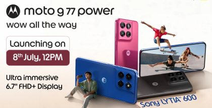 Motorola esittelee Moto G77 Powerin 8. heinäkuuta ainakin Intian markkinoille.