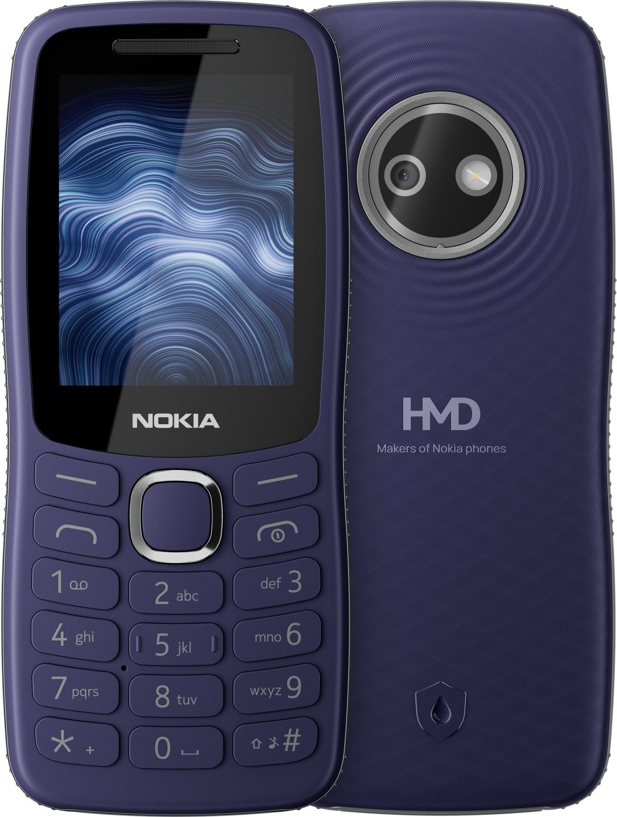 Nokia 123 Shield violettina värivaihtoehtona.