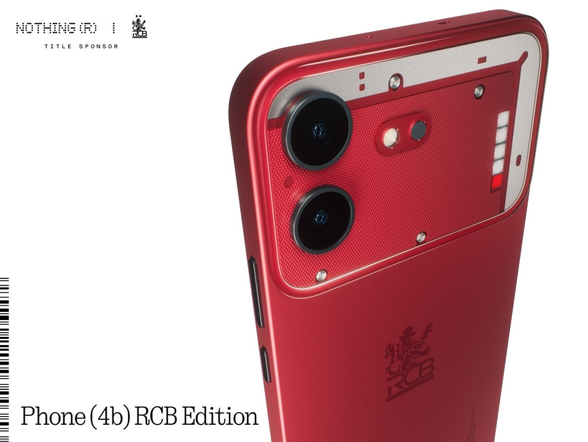 Nothing Phone (4b) RCB Edition.
