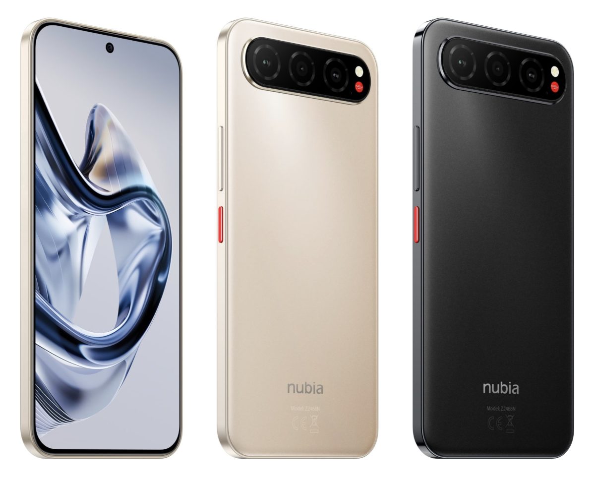Nubia Air 5G kahtena värivaihtoehtona.