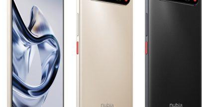Nubia Air 5G kahtena värivaihtoehtona.