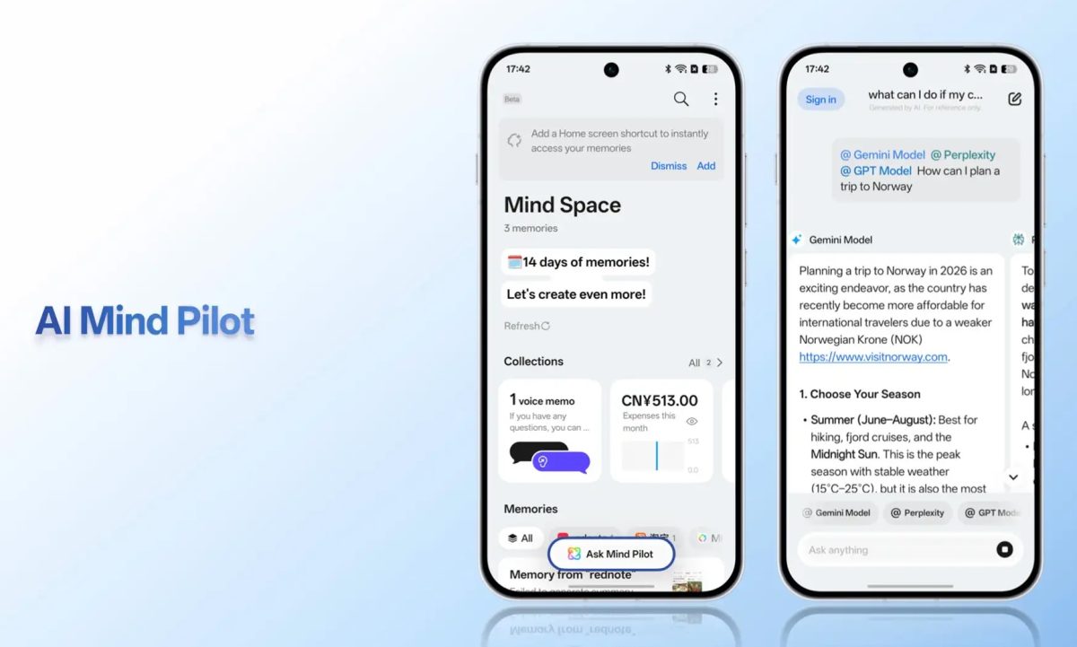 AI Mind Space on päivittynyt Mind Pilotilla, joka mahdollistaa eri tekoälymallien hyödyntämisen.
