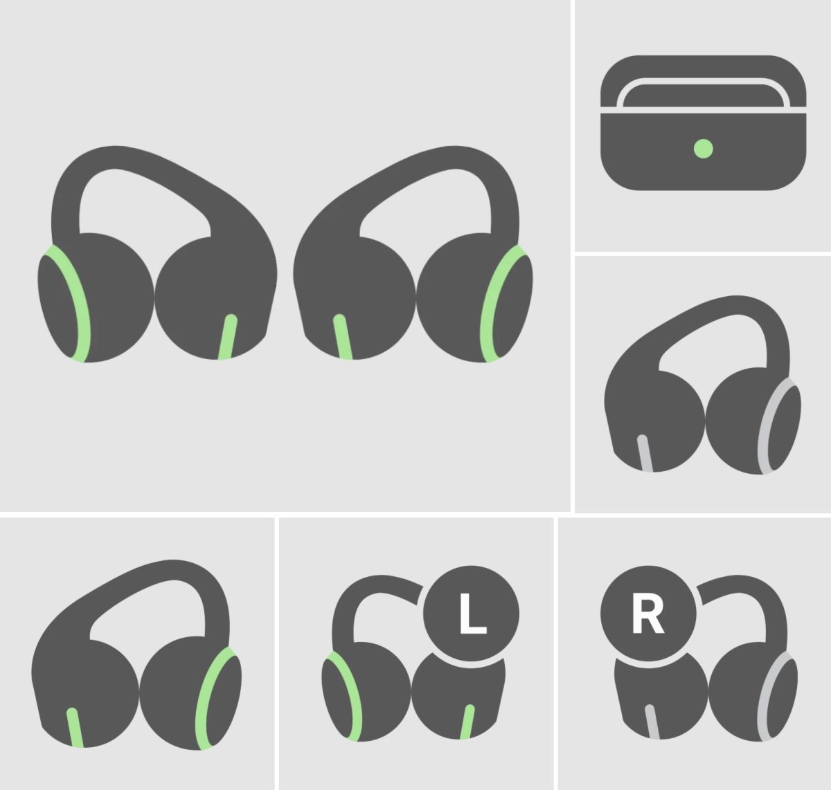 Samsungin mahdollisesti Galaxy Buds On -nimen saavat kuulokkeet paljastuivat uusissa kuvissa. Kuvat: SamMobile.