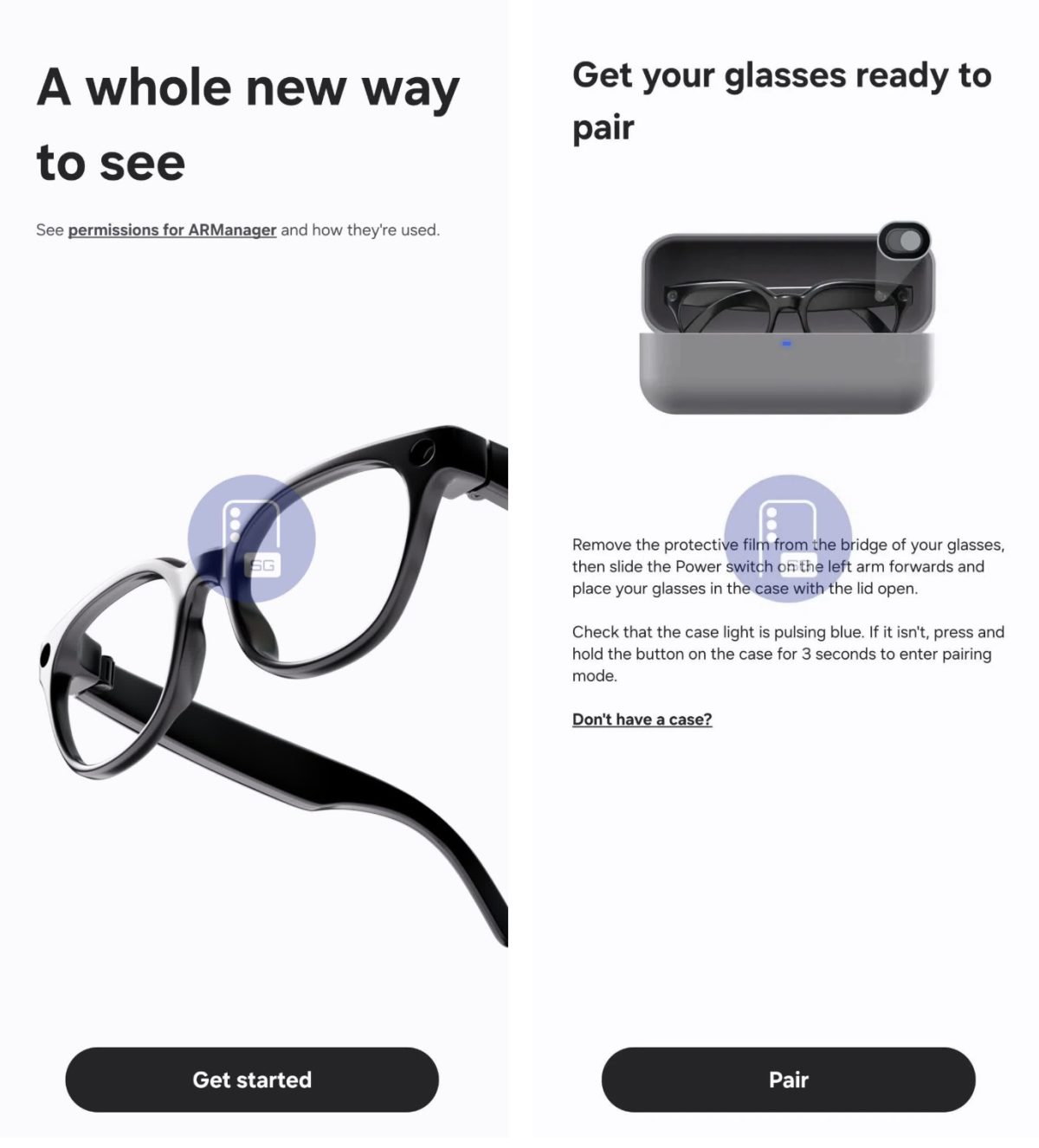 Samsungin Glasses Manager -hallintasovellus. Kuvat: SammyGuru.