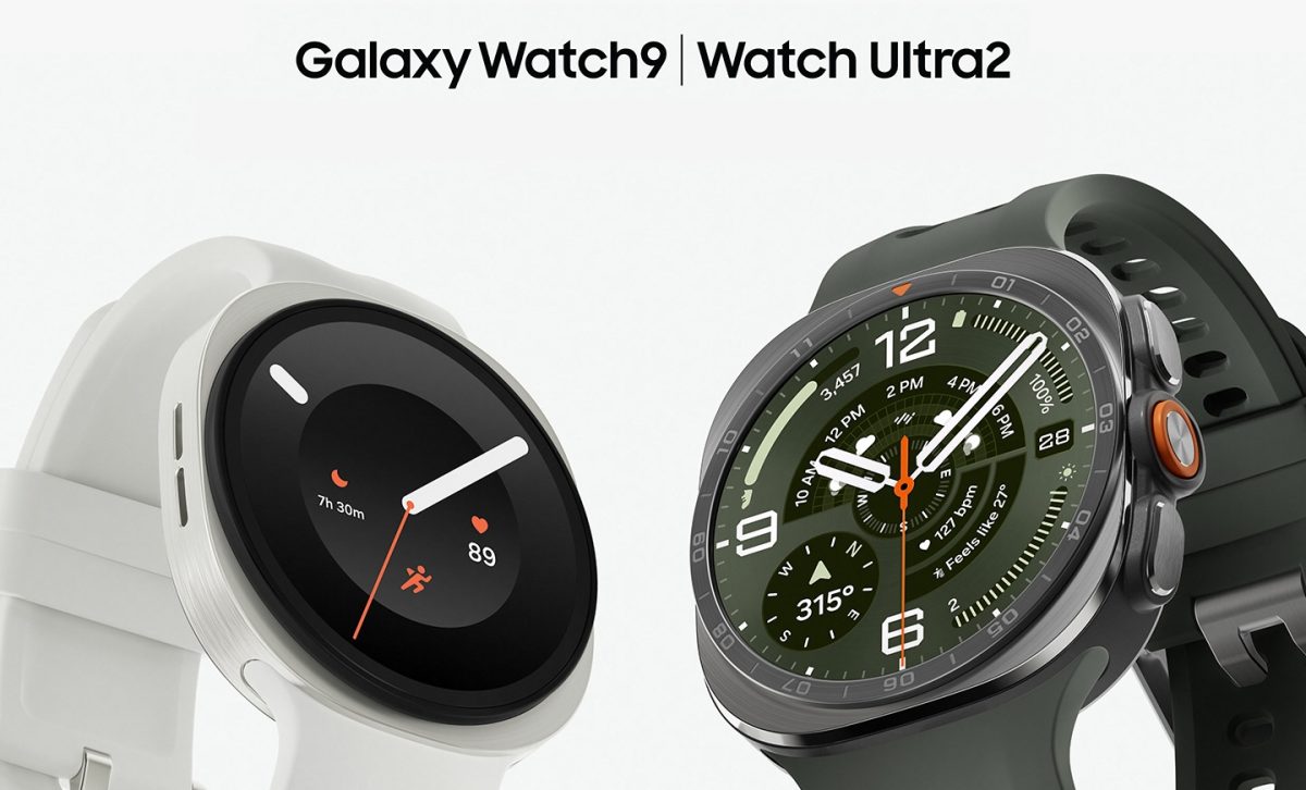 Samsung Galaxy Watch9 ja Galaxy Watch Ultra2.