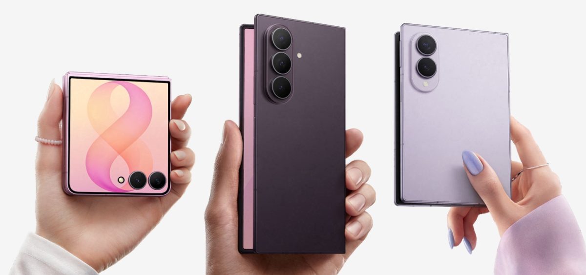 Samsung Galaxy Z Flip8, Galaxy Z Fold8 Ultra ja Galaxy Z Fold8.
