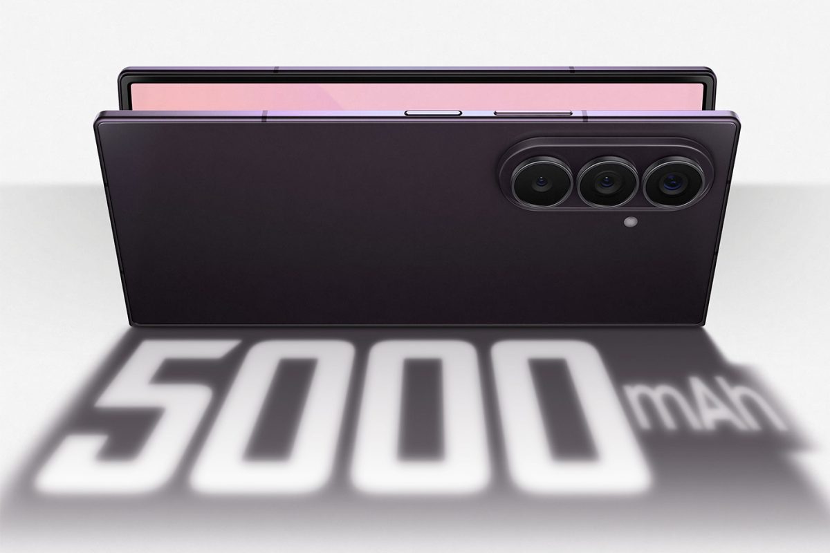 Galaxy Z Fold8 Ultrassa on edeltäjää suurempi 5 000 milliampeeritunnin akku.