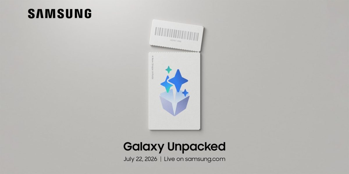 Samsung Galaxy Unpacked järjestetään 22. heinäkuuta.
