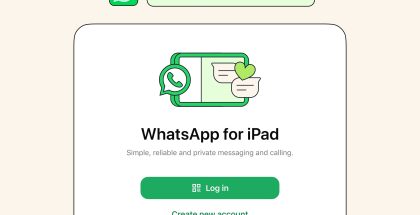 WhatsAppiin voi nyt rekisteröityä iPad-sovelluksen kautta.