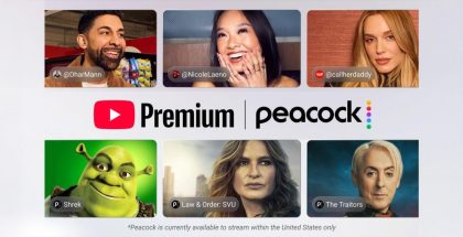 YouTube Premium + Peacock.