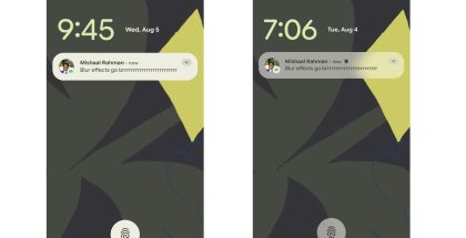 Android 17 QPR3 lisää Googlen Android-vakiokäyttöliittymään lisää läpikuultavuutta, esimerkiksi lukitun näytön näkymässä.