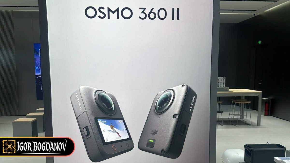 DJI Osmo 360 II on jo paljastunut kuvissa ja videolla. Kuva: Igor Bogdanov / X.