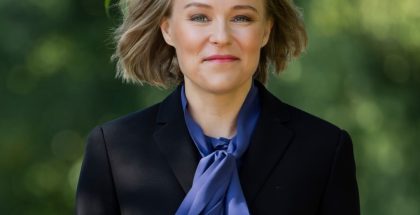 Nokian Mobiili-infrastruktuuri-liiketoimintaryhmän johtaja ja johtoryhmän jäsen Emma Falck.