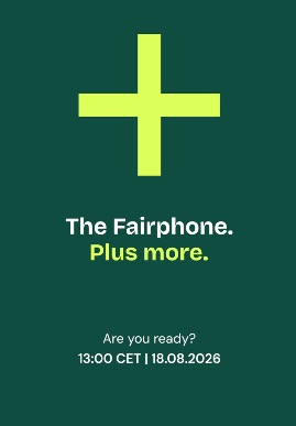 Fairphone vahvisti tulevan julkistuksen.