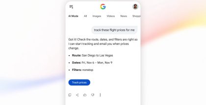 Google-haun AI-tilan kautta voi jatkossa esimerkiksi pyytää seuraamaan lentojen hintoja.