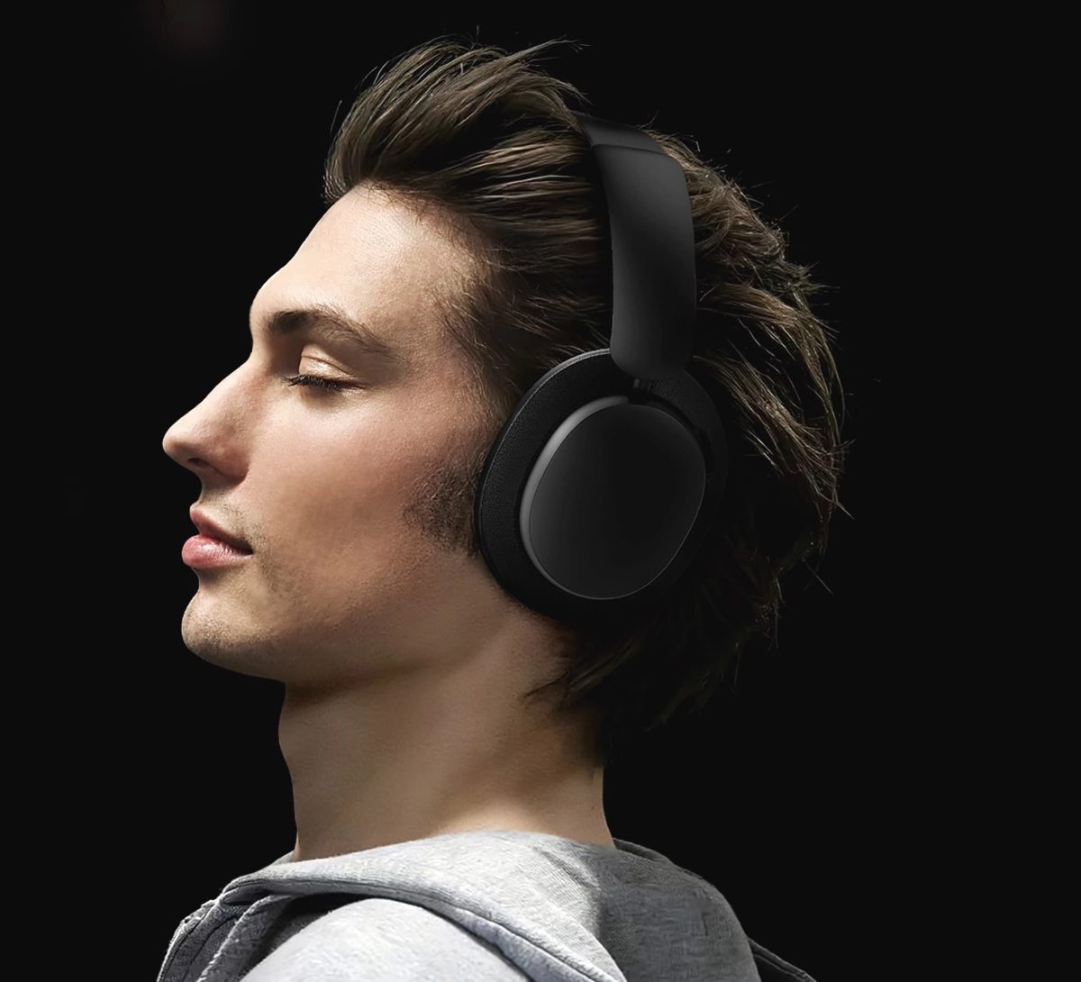 Honor Choice Headphones Max mustana värivaihtoehtona.