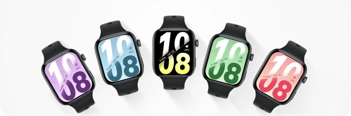 Honor Watch X5i eri värisillä kellotauluilla.
