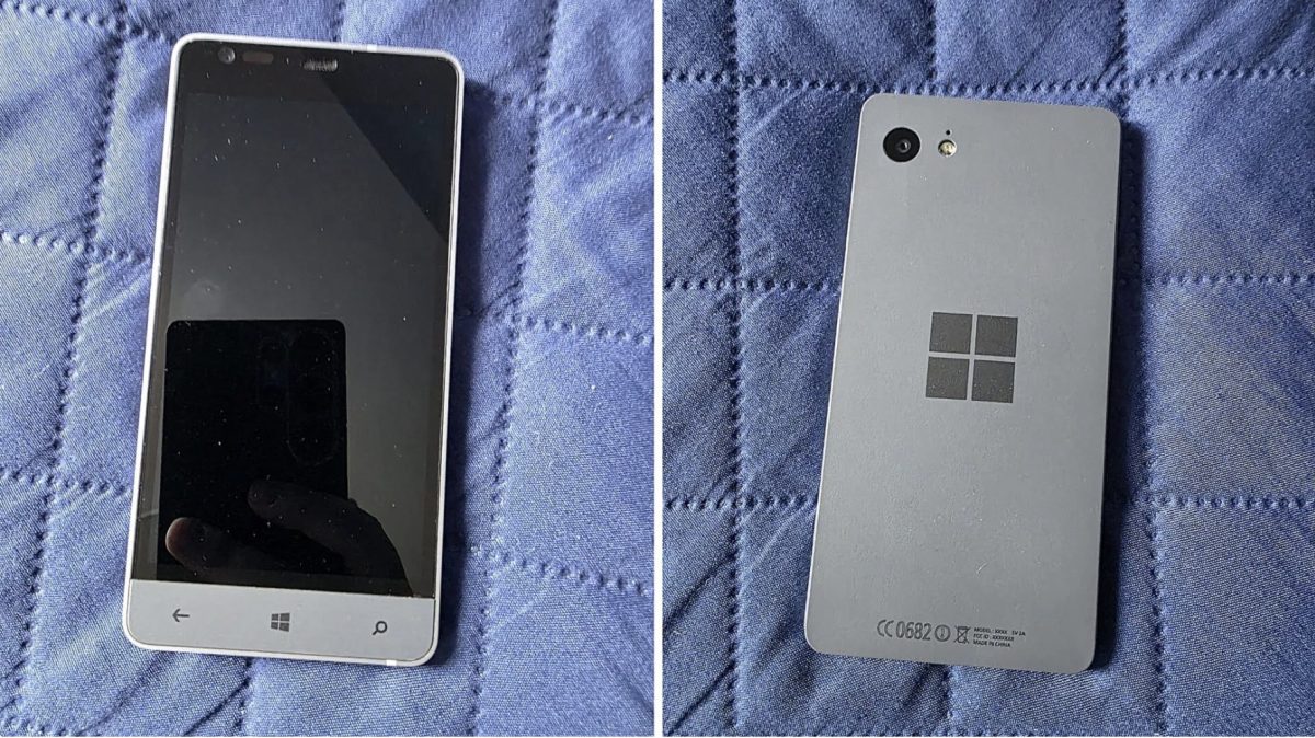 Microsoftin Surface-puhelinprototyyppi vuosilta 2013-2014. Kuvat: Windows Central.