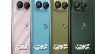 Motorola Edge 70 Neo neljänä eri värivaihtoehtona. Kuva: The Mac Observer.