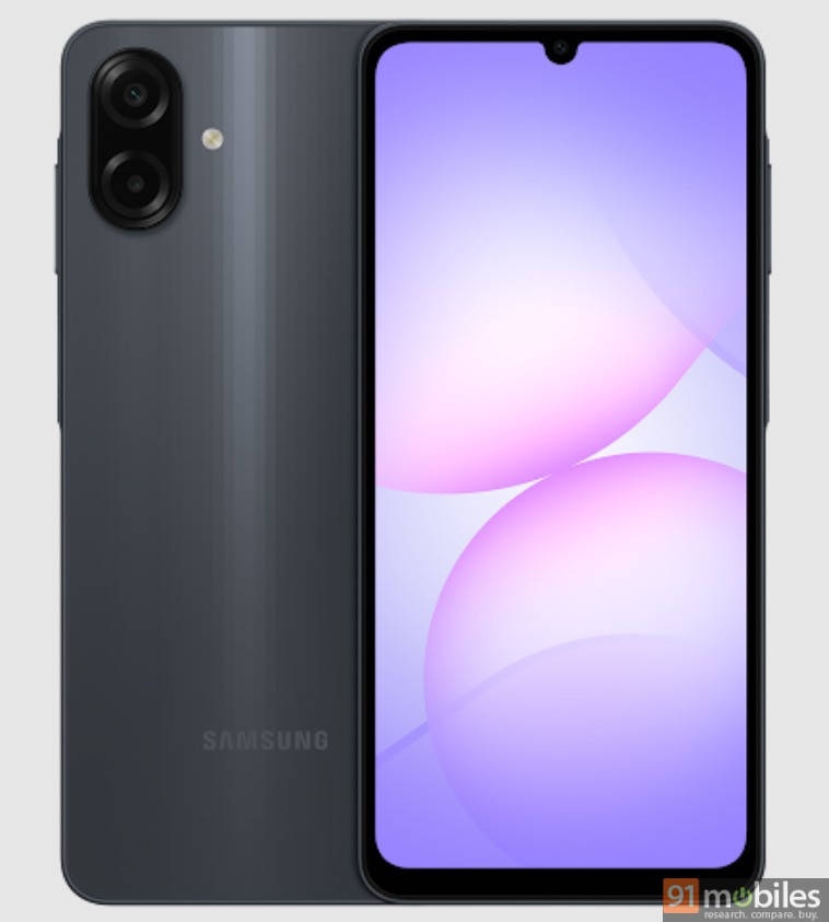Samsung Galaxy A07s. Kuva: 91mobiles / Google Play Console.