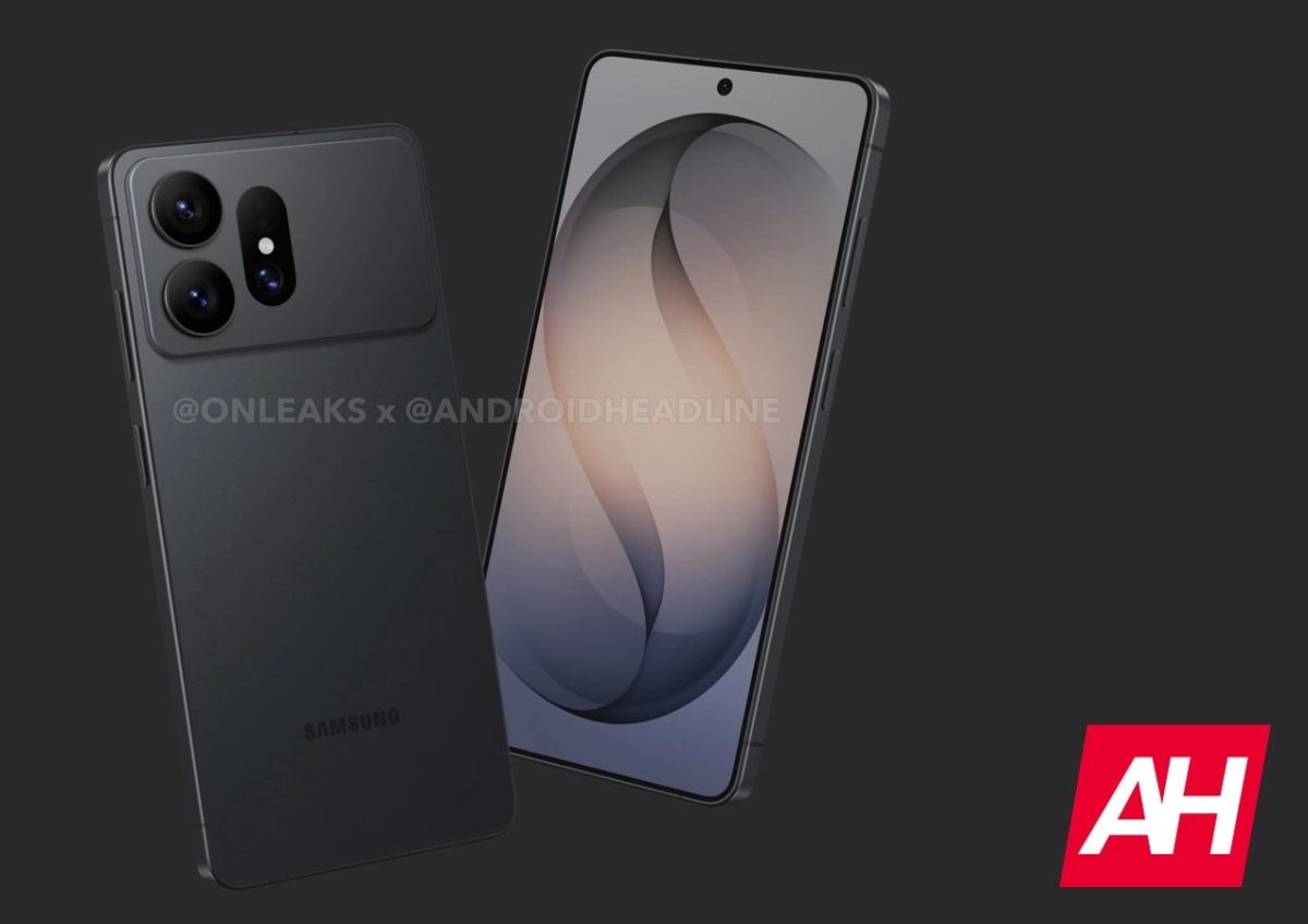Samsung Galaxy S27 Ultran mallinnos. Kuva: OnLeaks / Android Headlines.