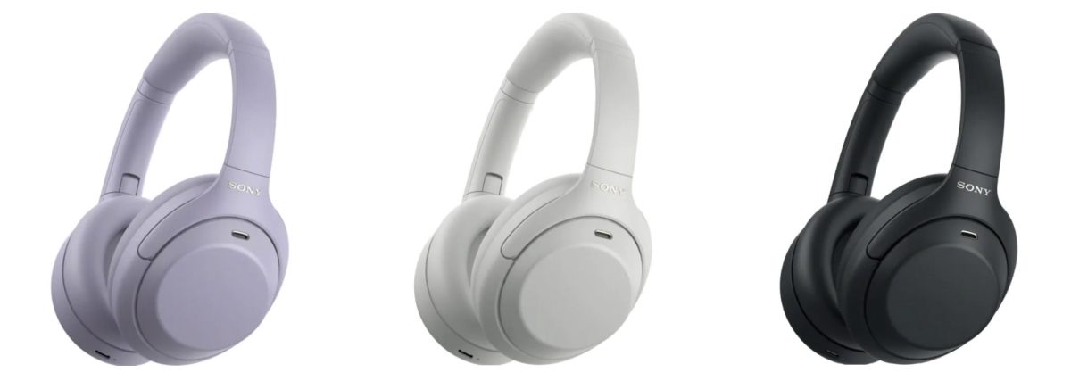 Sony WH-1000XM4C -kuulokkeet kolmena värivaihtoehtona. Kuva: WinFuture.de.
