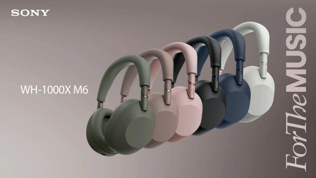 Sony WH-1000XM6 -kuulokkeiden värivaihtoehdot.