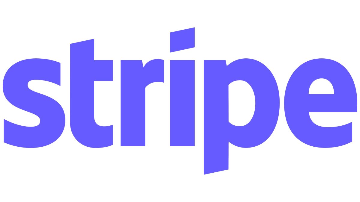 Stripe logo.