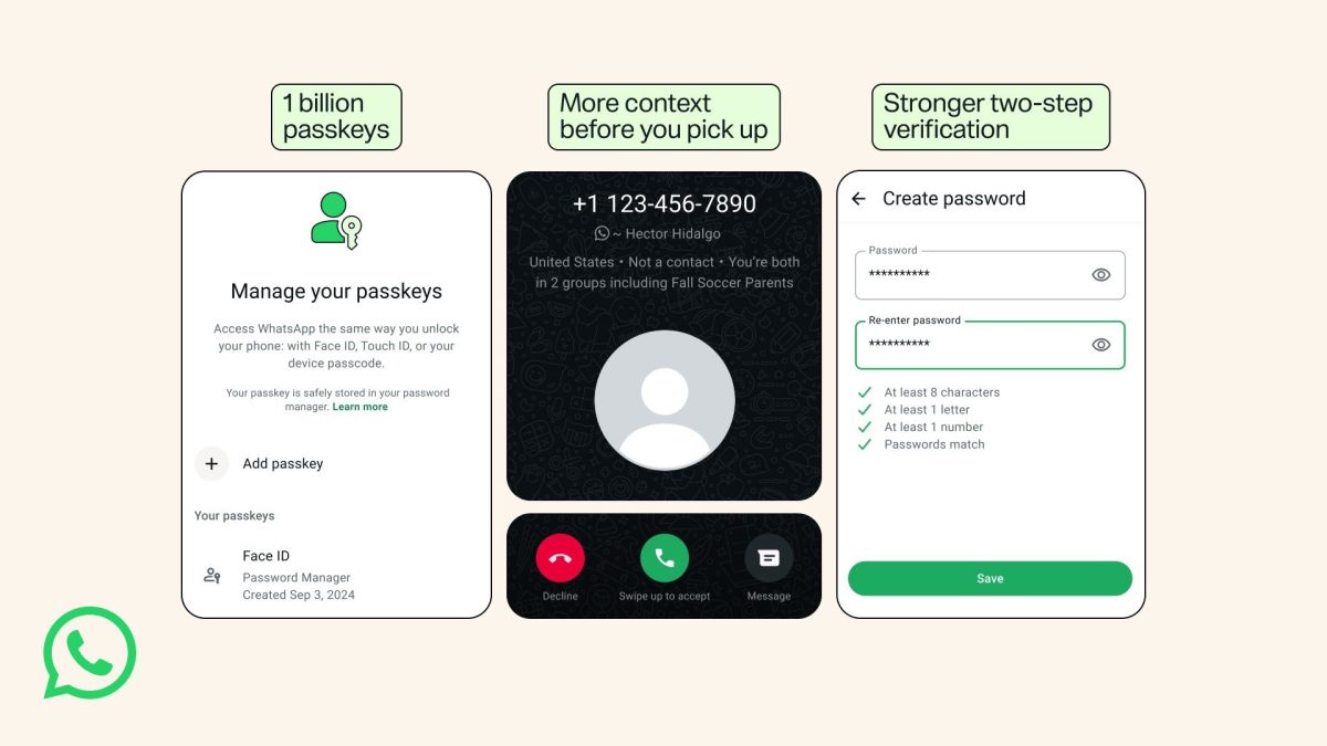 WhatsApp esitteli turvallisuusparannuksia.
