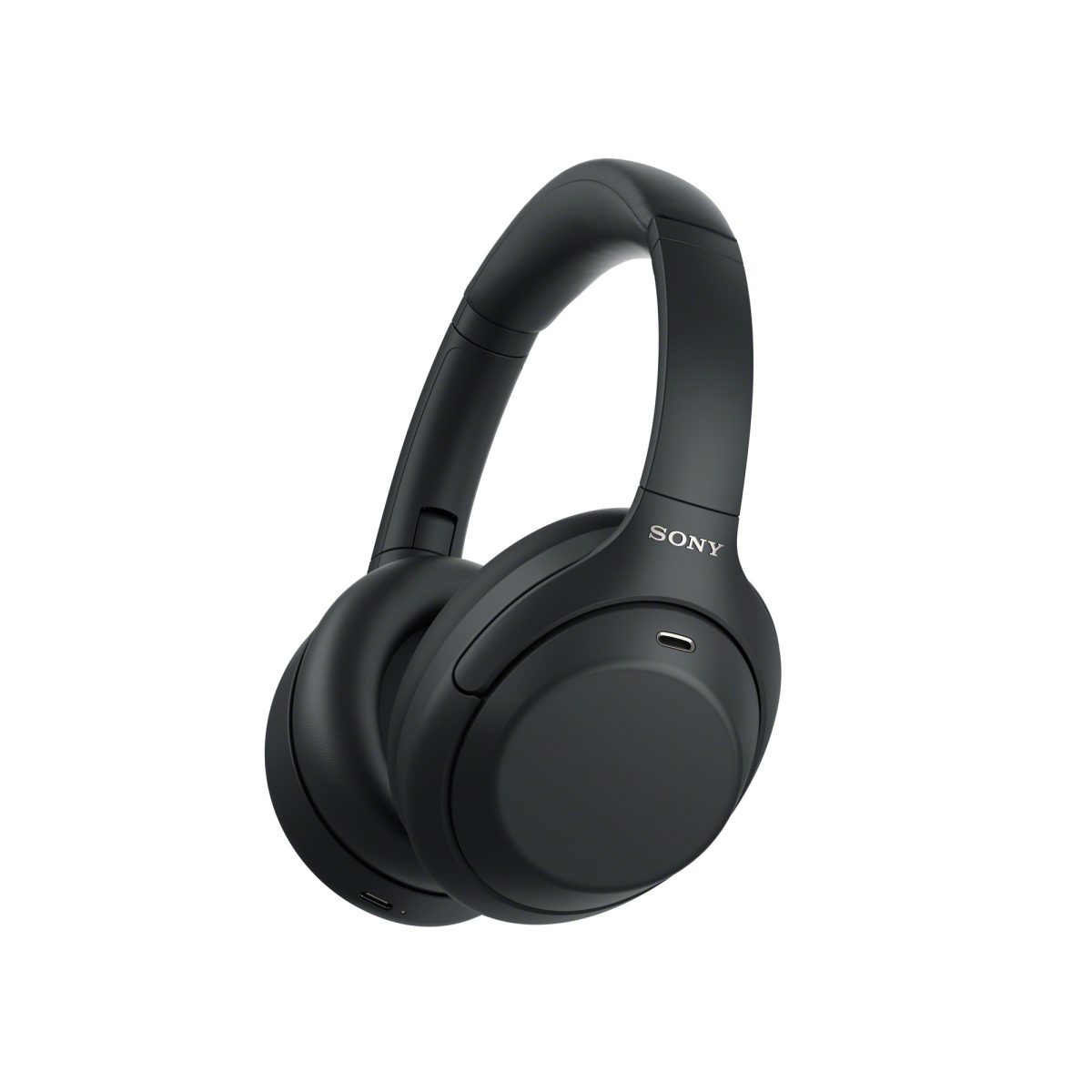 Sony WH-1000XM4C -kuulokkeet mustana.