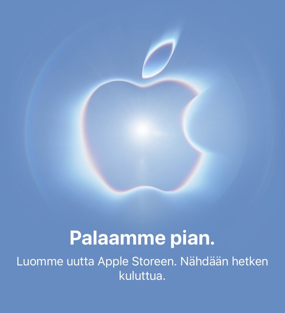 Applen verkkokauppa sulkeutui illan julkistusten edellä.