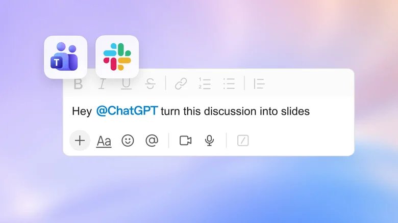 OpenAI integroi ChatGPT:n Slackiin ja Teamsiin.