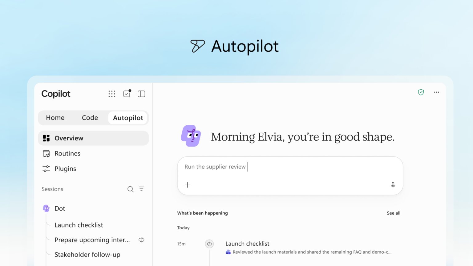 Copilot Autopilot.