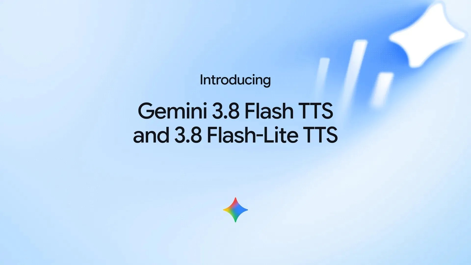 Gemini 3.8 Flash TTS ja 3.8 Flash-Lite TTS ovat Googlen uudet puhetta luovat tekoälymallit.