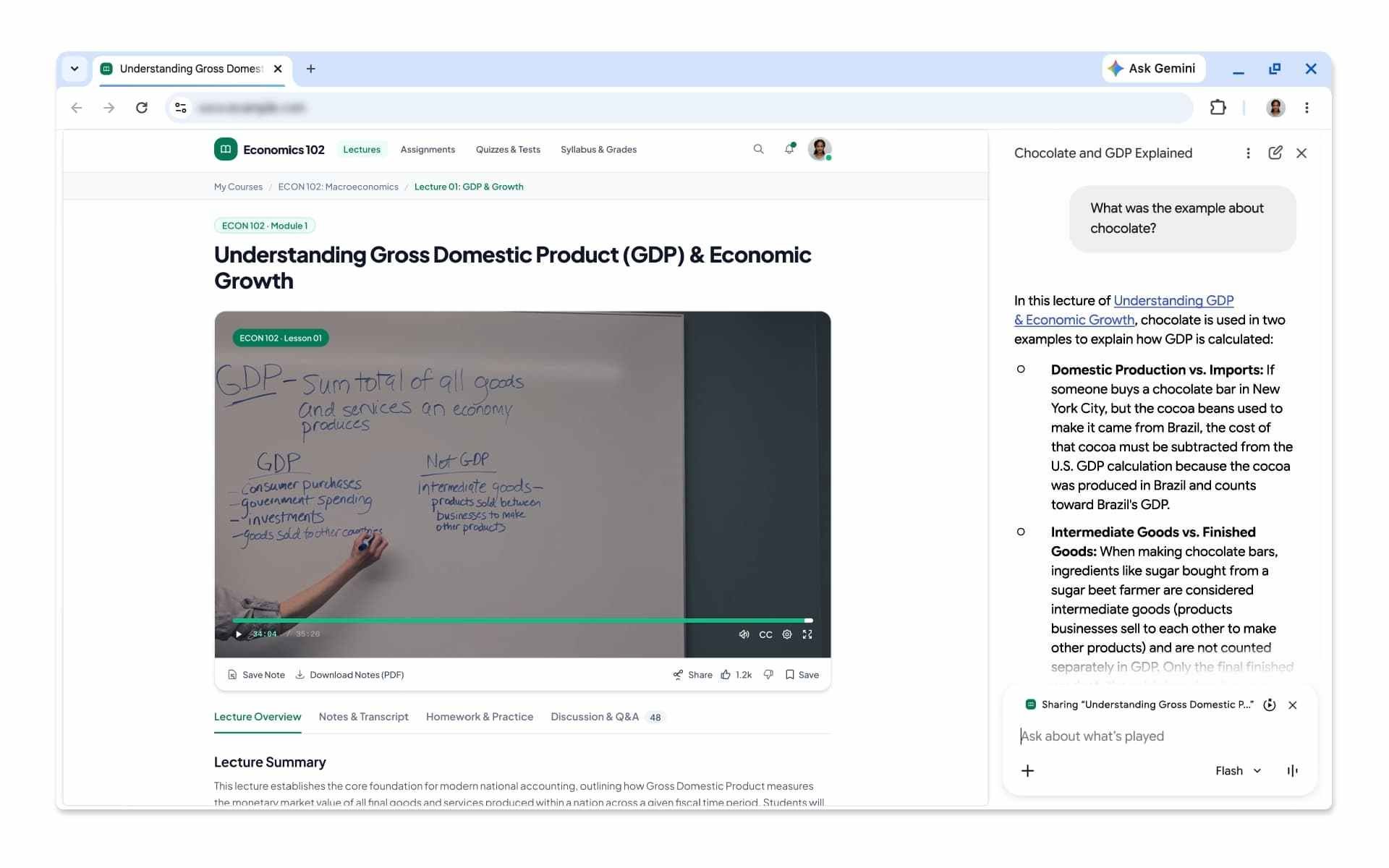 Gemini Chromessa ymmärtää jatkossa muitakin kuin YouTube-videoita.