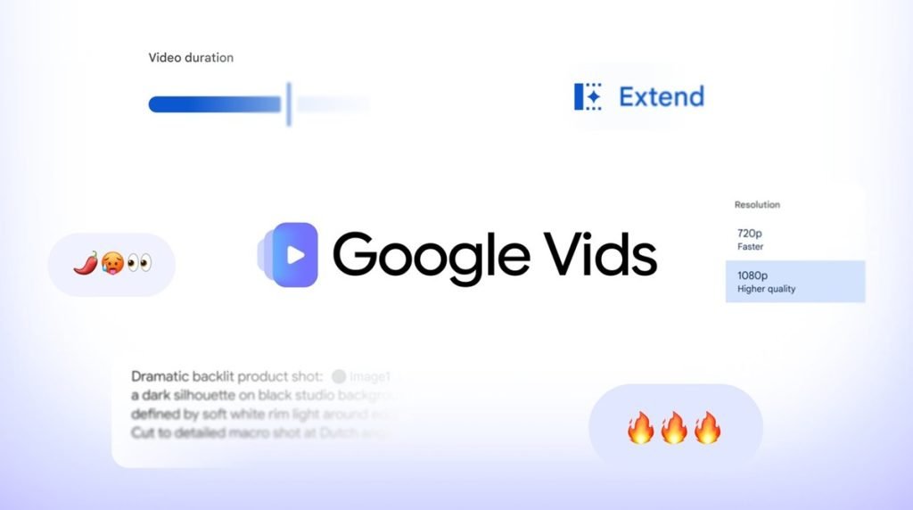 Google Vids saa uusia ominaisuuksia uudella tekoälymallilla.