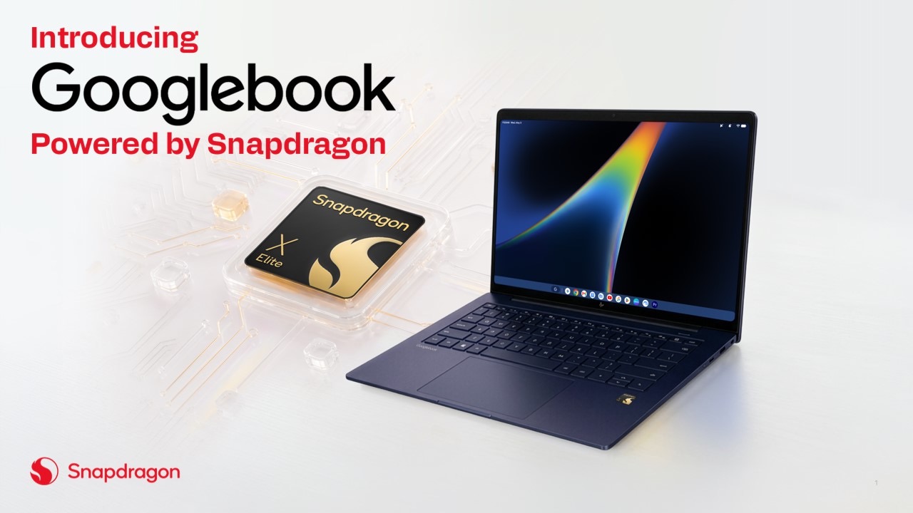 Googlebookien teknisenä perustana on muun muassa Qualcomm Snapdragon X Elite.