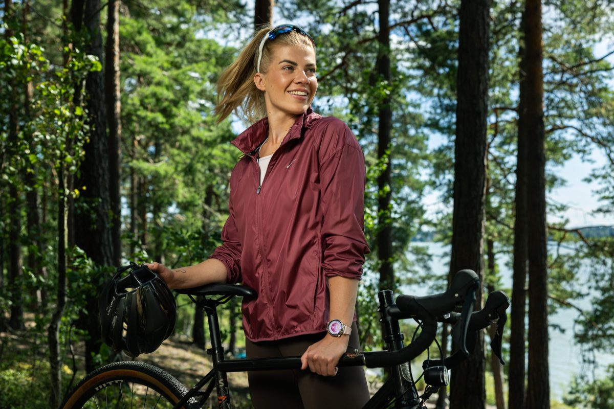 Pernilla harrastaa monipuolisesti liikuntaa – ja kello on käytännössä aina mukana ranteessa.