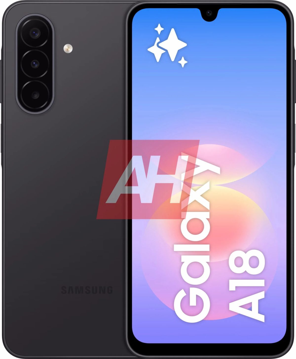Samsung Galaxy A18 mustana. Kuva: Android Headlines.