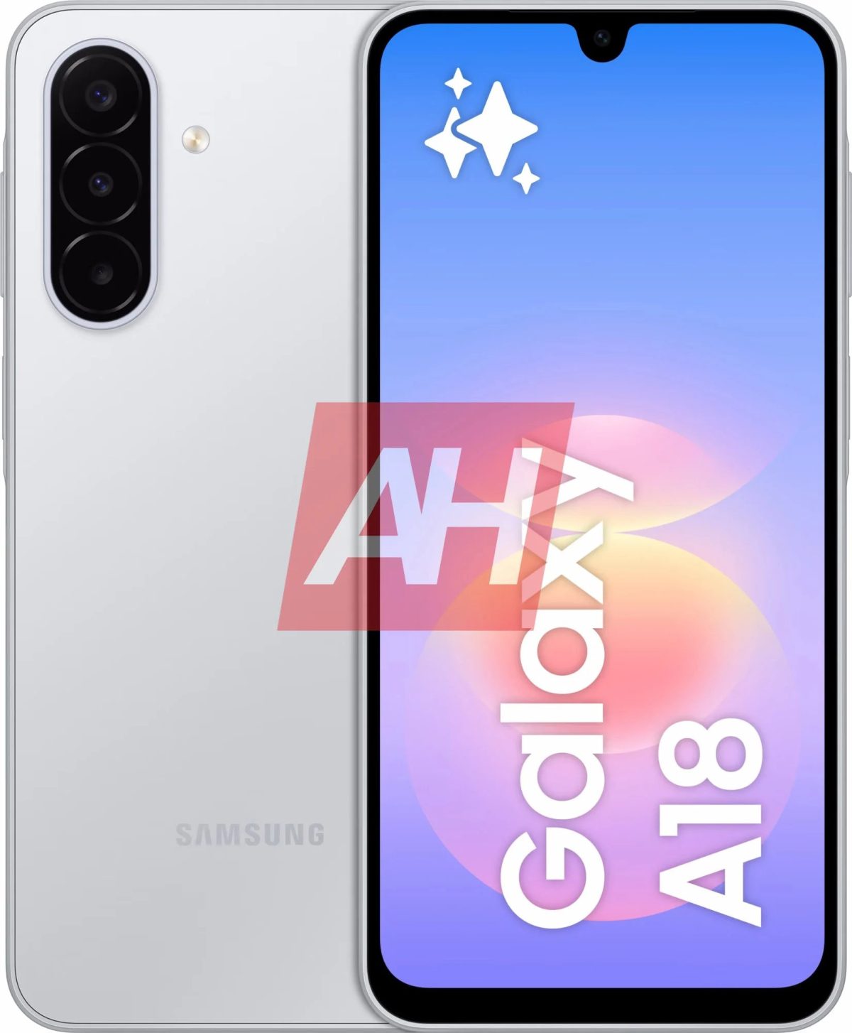 Samsung Galaxy A18 hopeana. Kuva: Android Headlines.