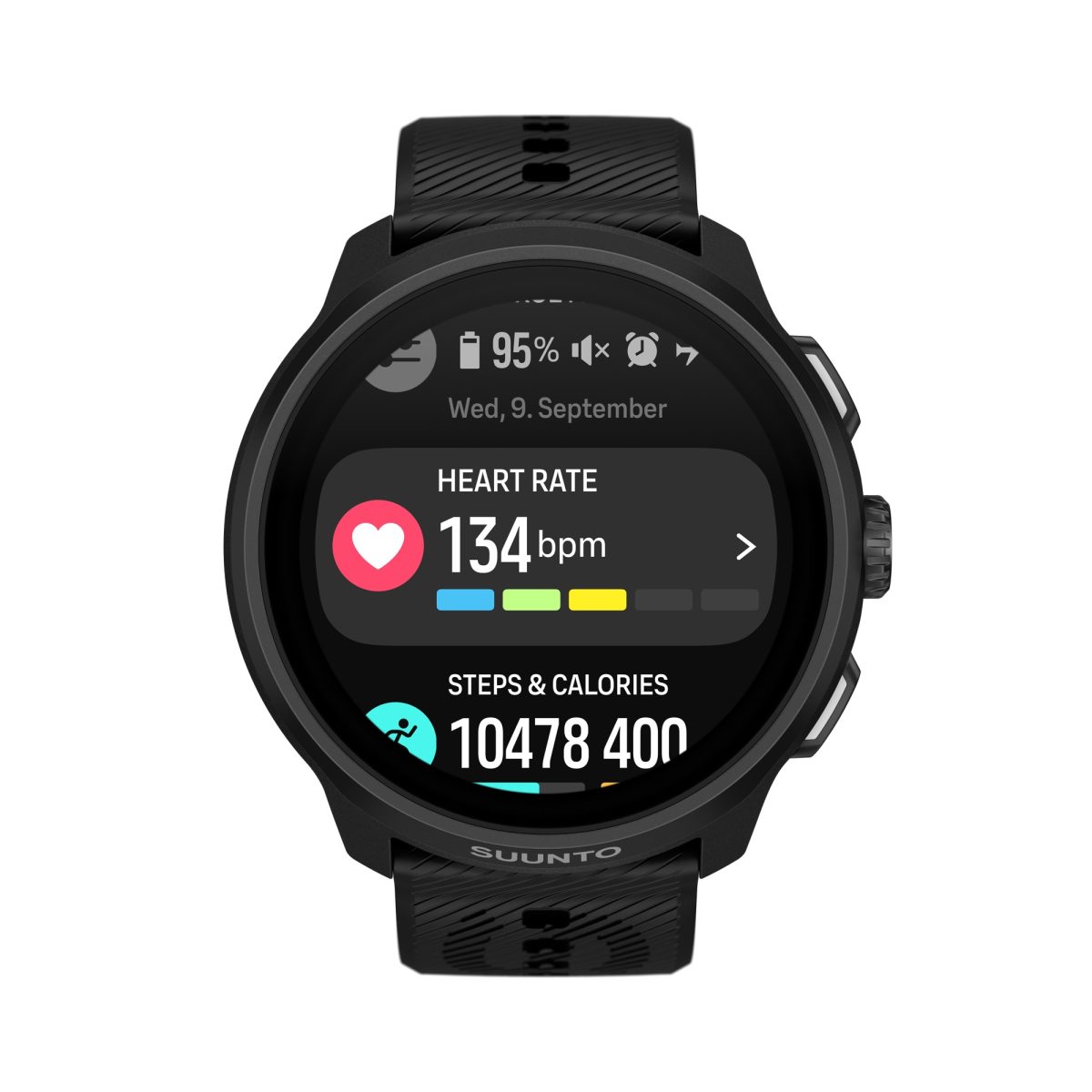 Suunto Run, kokomusta.
