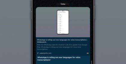 WhatsApp-keskusteluihin iPhone-sovelluksessa on ilmestynyt uusi hakupainike. Kuva: WABetaInfo.