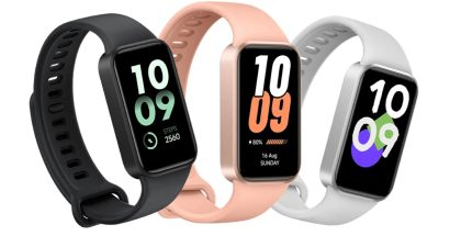 Xiaomi Smart Band 11 Active eri väreissä.