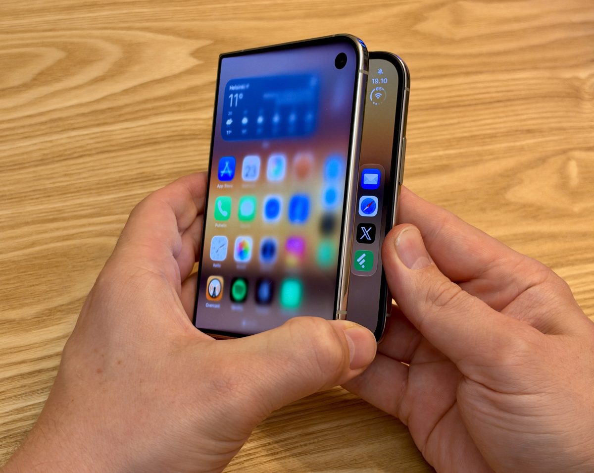 iOS-käyttöjärjestelmän animaatioissa iPhone Duolle Apple on tehnyt hienoa työtä.