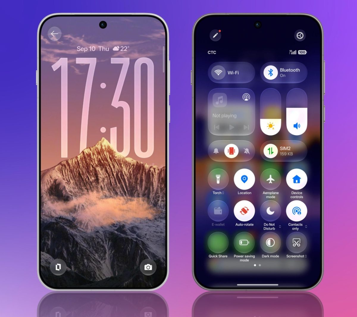 ColorOS 17 sisältää uuden Living Flow Design -muotokielen.